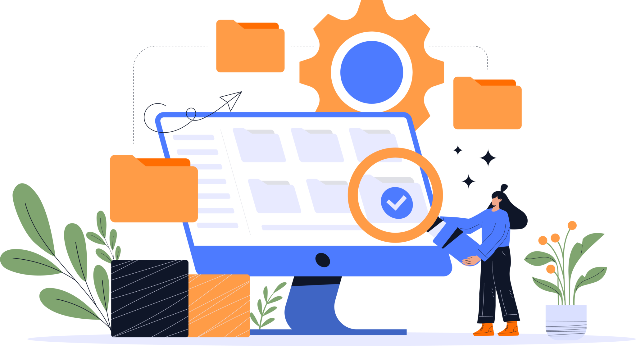 vecteezy file management concept illustration modern concept of file 10869739